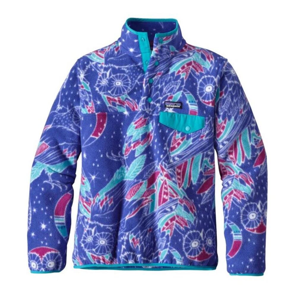 Patagonia Worn Wear Lightweight Synchilla Snap-T Pullover Harvest Moon Owl Small